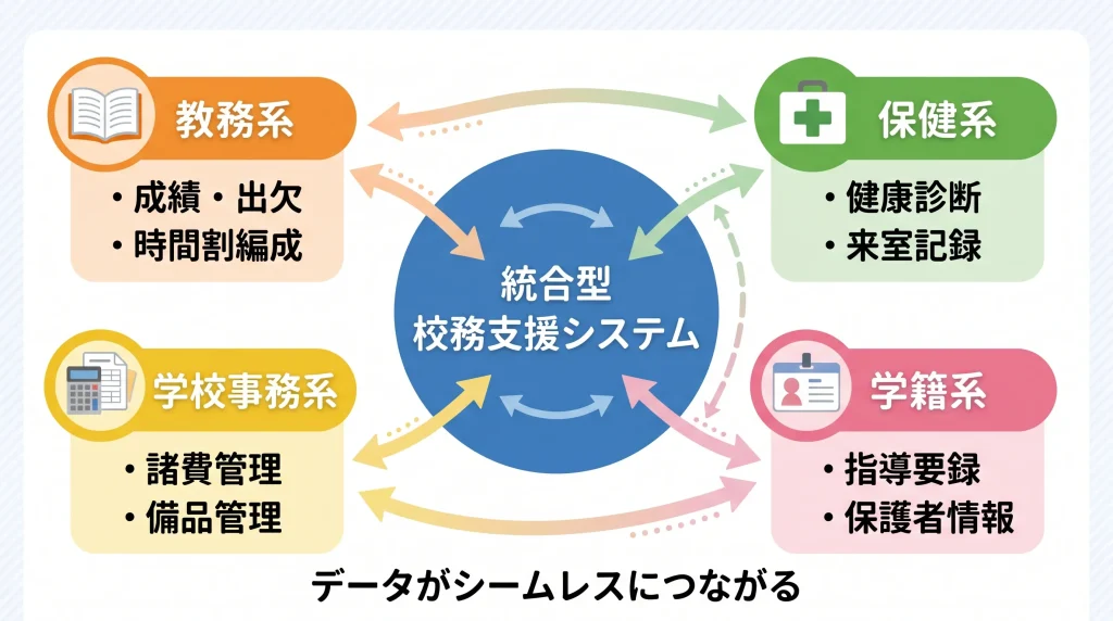 統合型校務支援システムの全体像