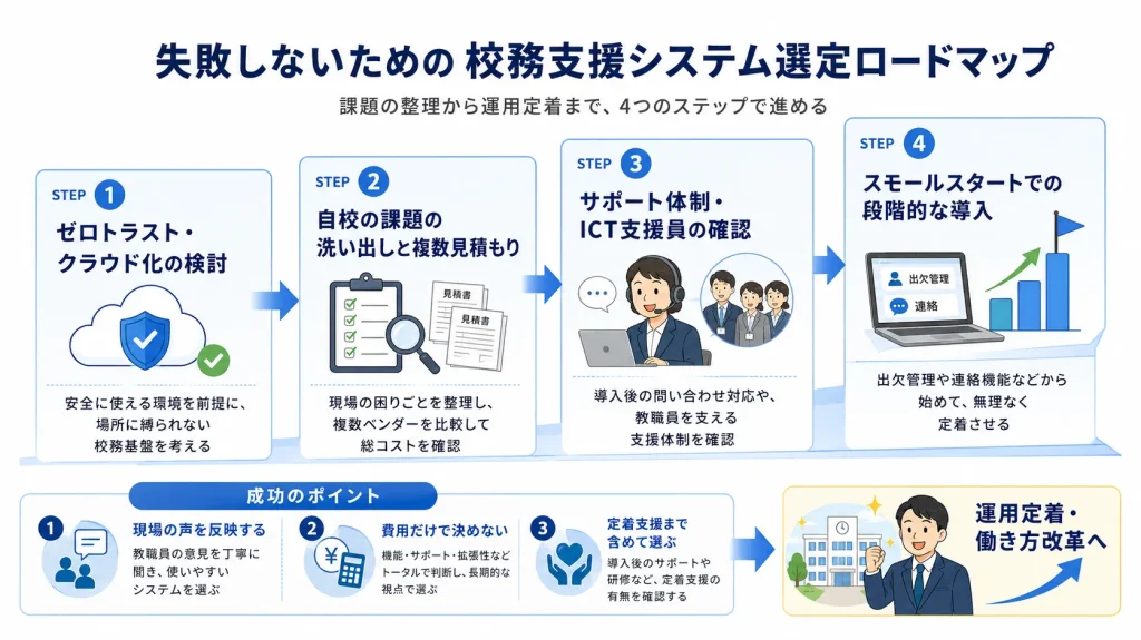 失敗しないための選定ロードマップ